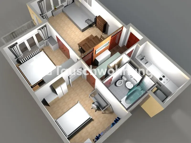 Tauschwohnung: 3-Zimmer-Wohnung am Bosepark — photo 1